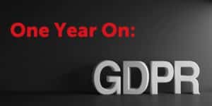 GDPR: One Year On